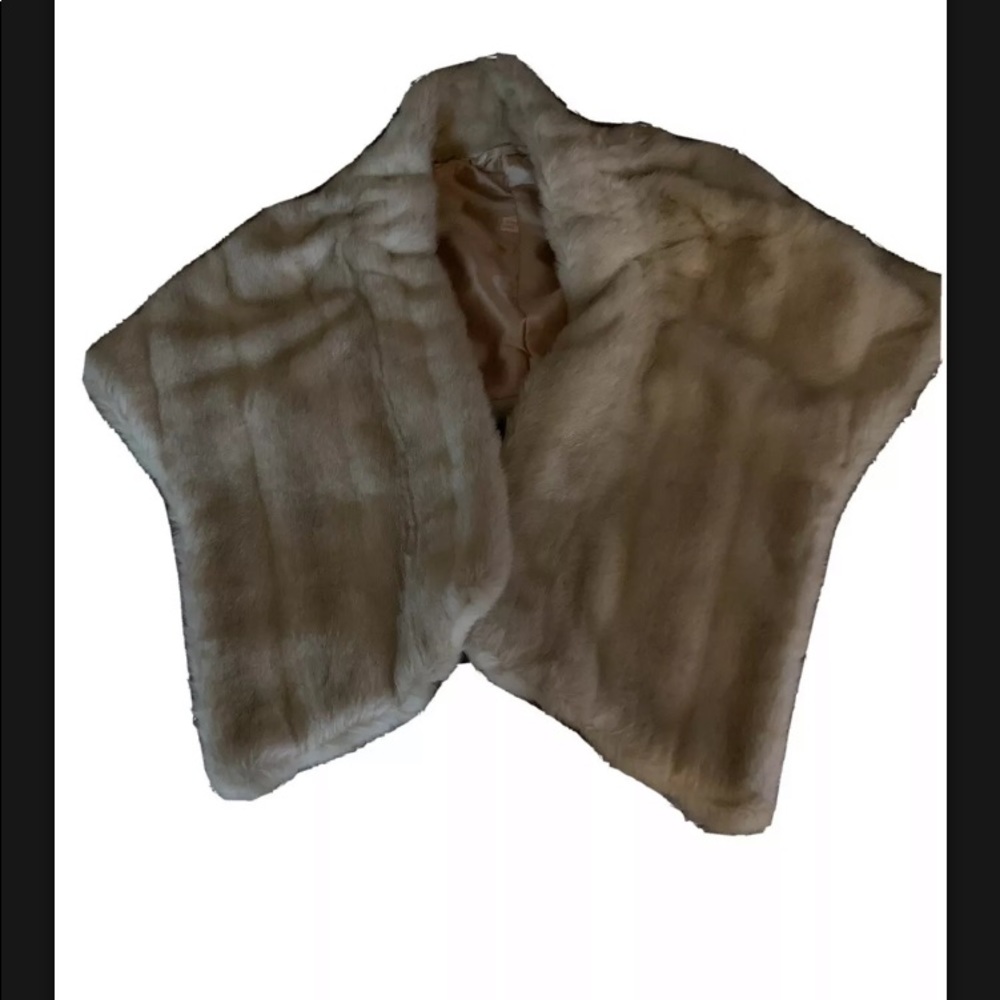 Women Faux Fur Wrap Formal